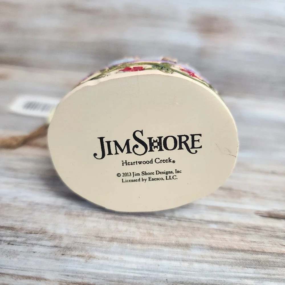 Jim Shore Heartwood Creek Hark the Herald Santa Hanging Ornament 4034397 2013